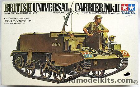 Tamiya 1/35 British Universal Carrier MkII, MM189 plastic model kit